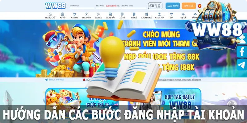 Hướng dẫn các bước đăng nhập WW88 đơn giản nhất