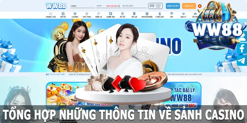 Tổng hợp những thông tin về Casino WW88