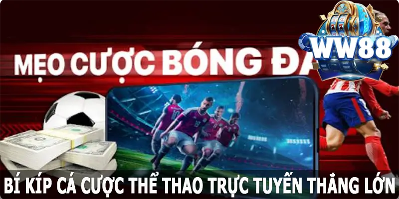 Bí kíp cá cược thể thao trực tuyến thắng lớn